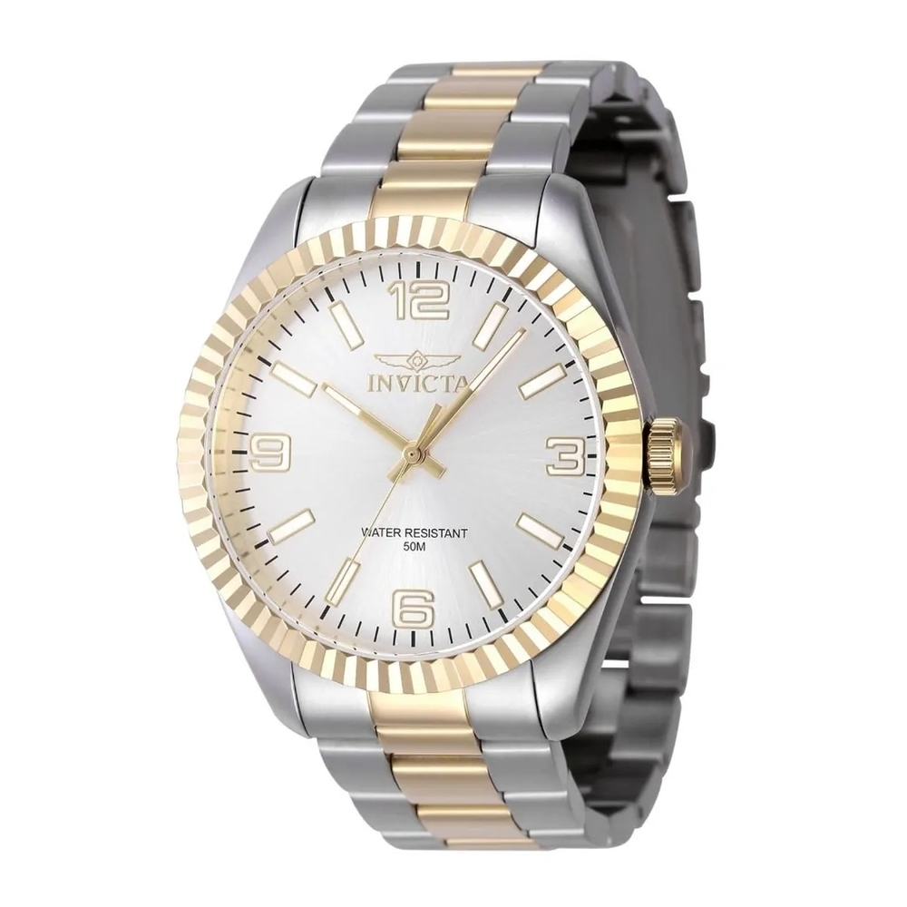 Invicta Two-Tone Gold and Silver Watch 43mm